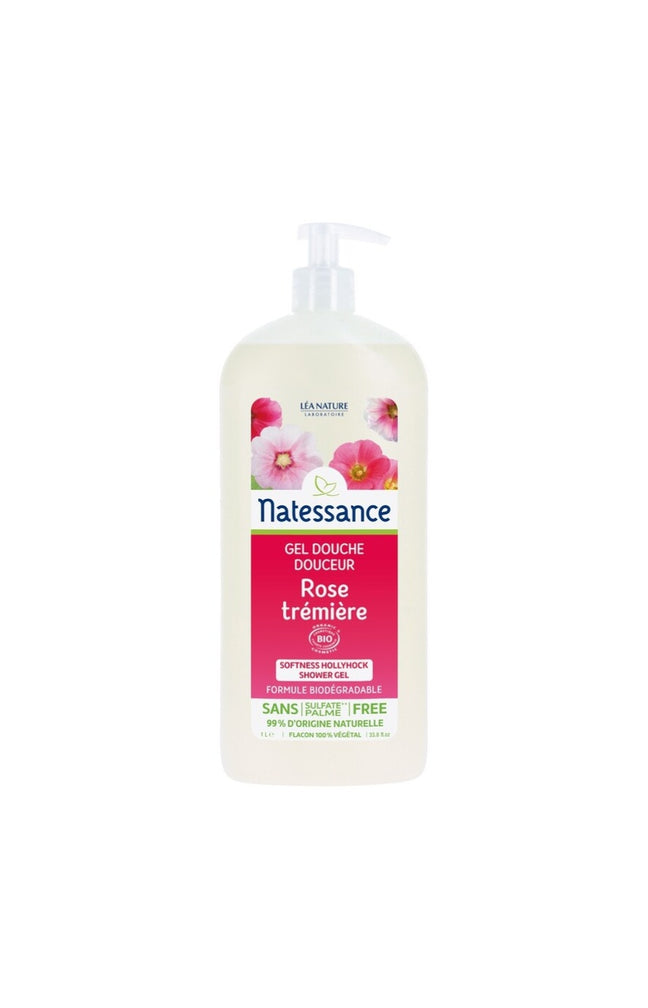 Gel douche hydratant  bio  - Rose trémière - 1 L