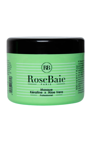 Masque hydratant - Kératine & aloe vera - Cheveux fragilisés - 500 ml
