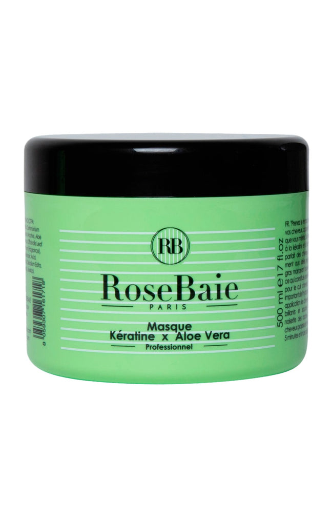 Masque hydratant - Kératine & aloe vera - Cheveux fragilisés - 500 ml