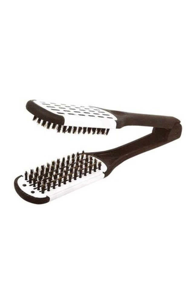 Brosse lissante à deux têtes en céramique