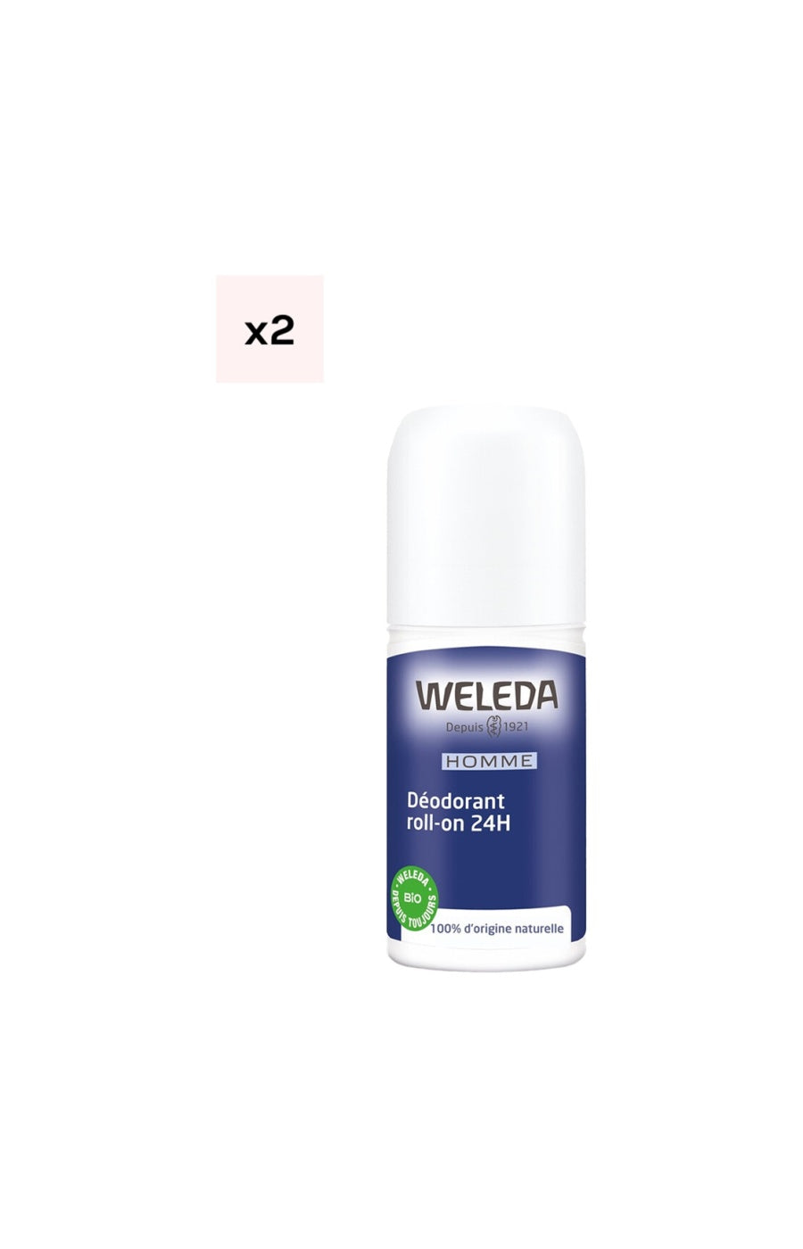 Déodorants roll-on 24h - Homme - 2 x 50 ml