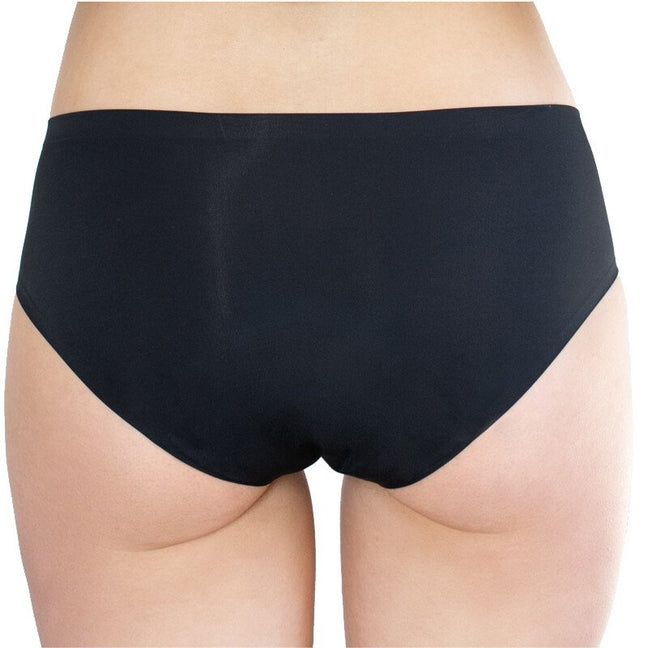 Lot de 3 shortys menstruels invisibles - Flux moyens  - Noir