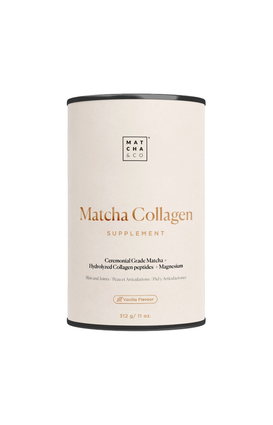 Matcha au collagène - Saveur vanille - 312 g