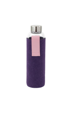 Bouteille en verre avec pochette  - 550 ml