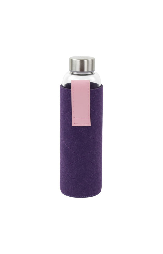 Bouteille en verre avec pochette  - 550 ml