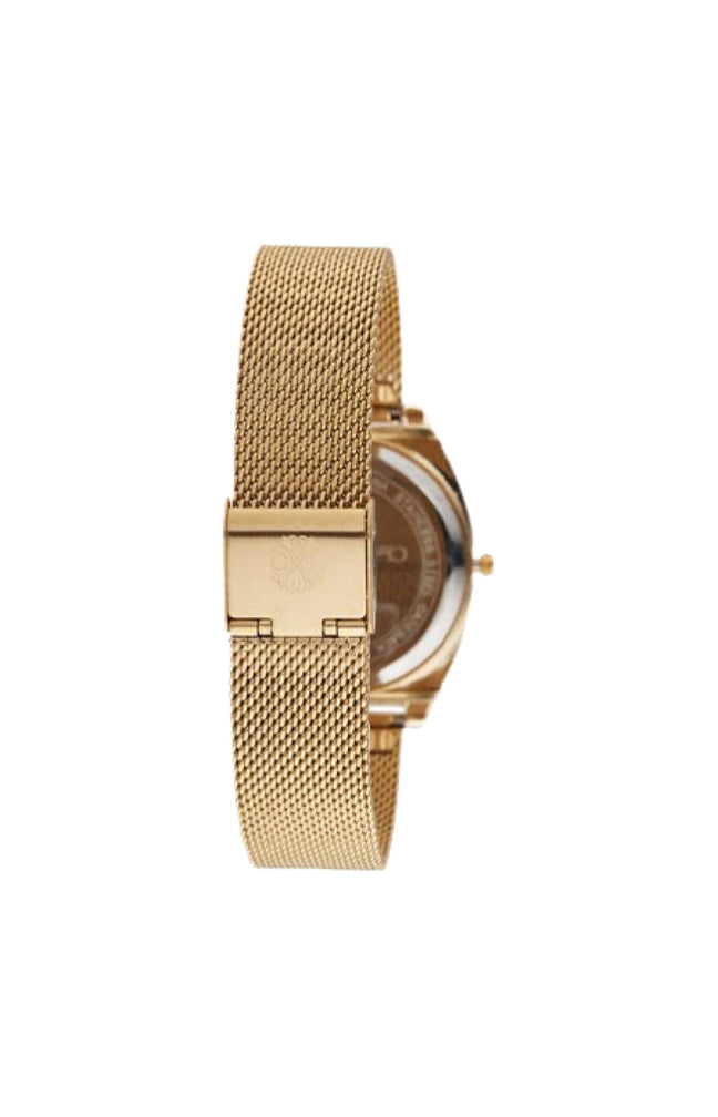Montre à quartz en acier inoxydable - Doré