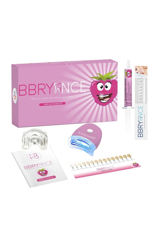 Kit de blanchiment dentaire - Framboise - 10 utilisations