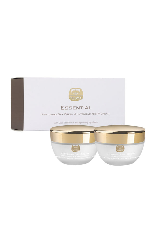 Coffret anti-âge - Collagène & minéraux de la mer Morte - Jour & nuit - Visage - 2 x 50 ml