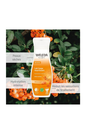 Lait nourrissant bio - Argousier - Peux sèches - 200 ml
