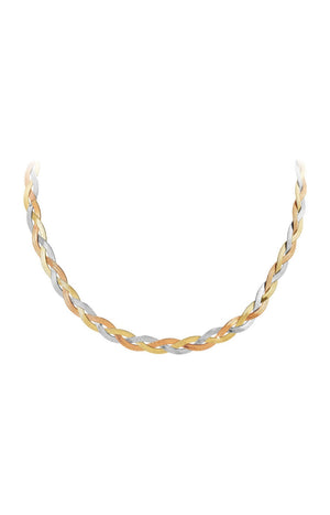 Collier - Acier inoxydable - Doré