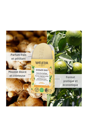 Savon solide végétal - Gingembre & petitgrain - 75 g