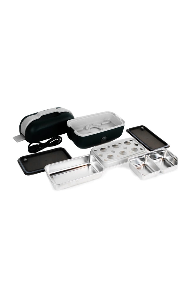 Lunch box chauffante & cuiseur - Noir - 1 L