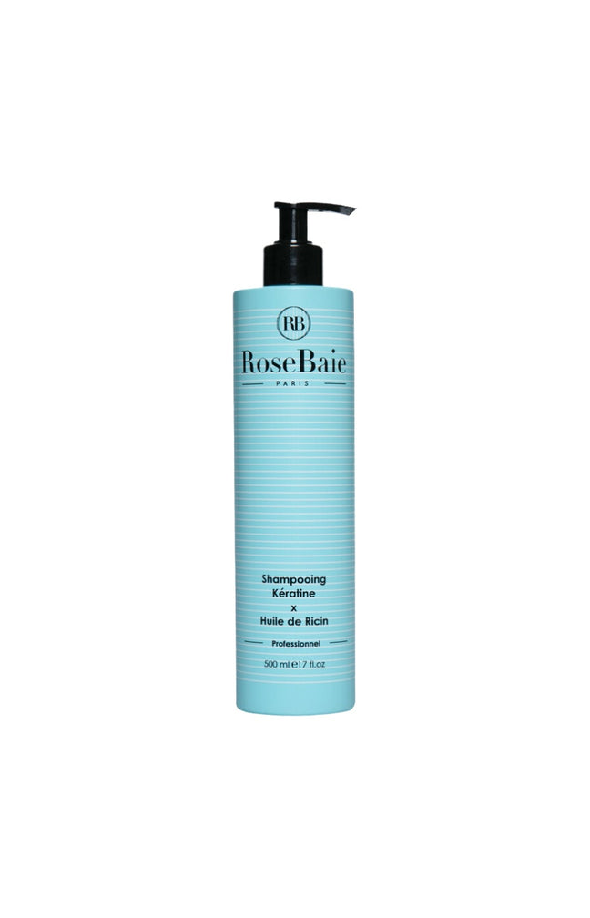 Shampoing hydratant - Kératine & huile de ricin - Cheveux secs & abîmés
