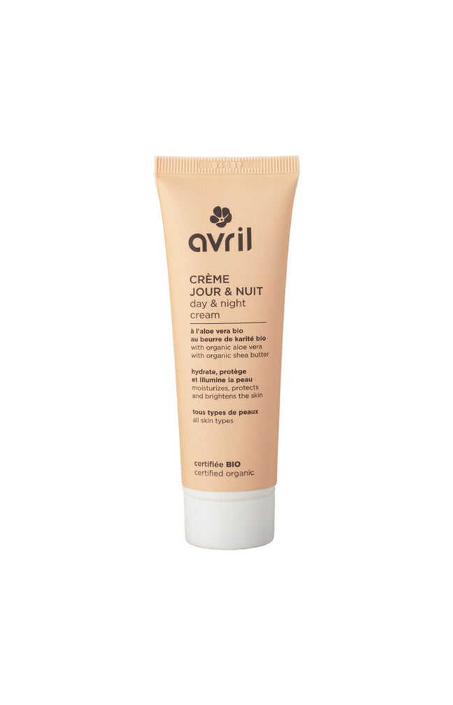 Crème de jour & nuit - Aloe vera & beurre de karité bio - 50 ml