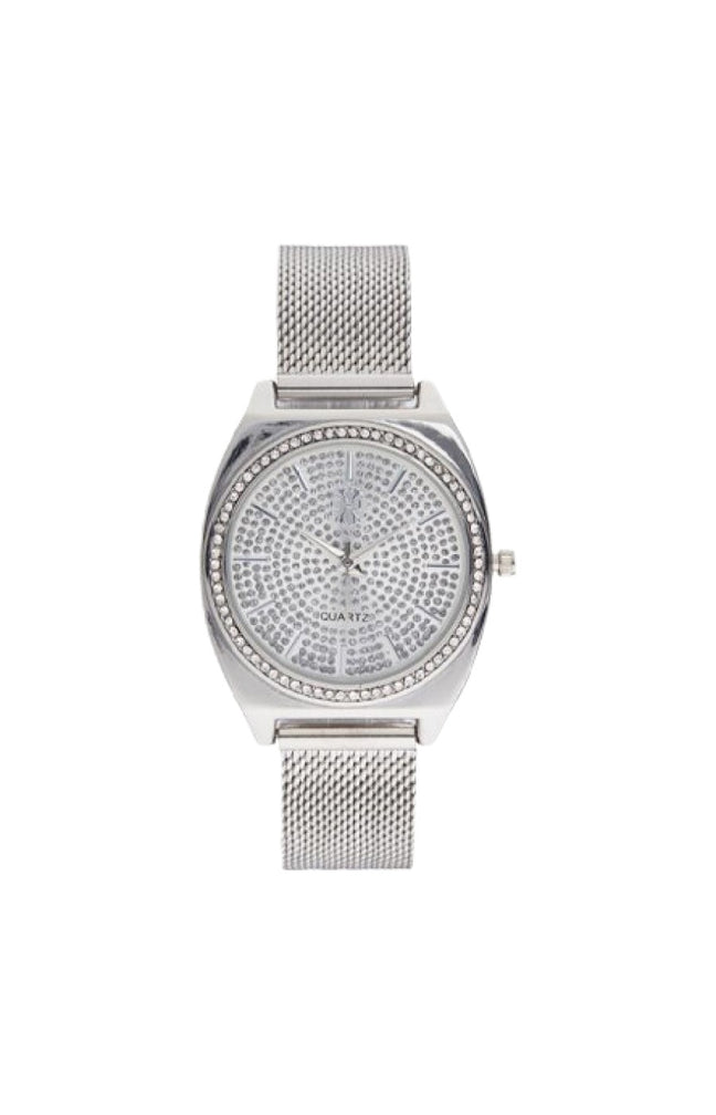 Montre à quartz en acier inoxydable - Argenté