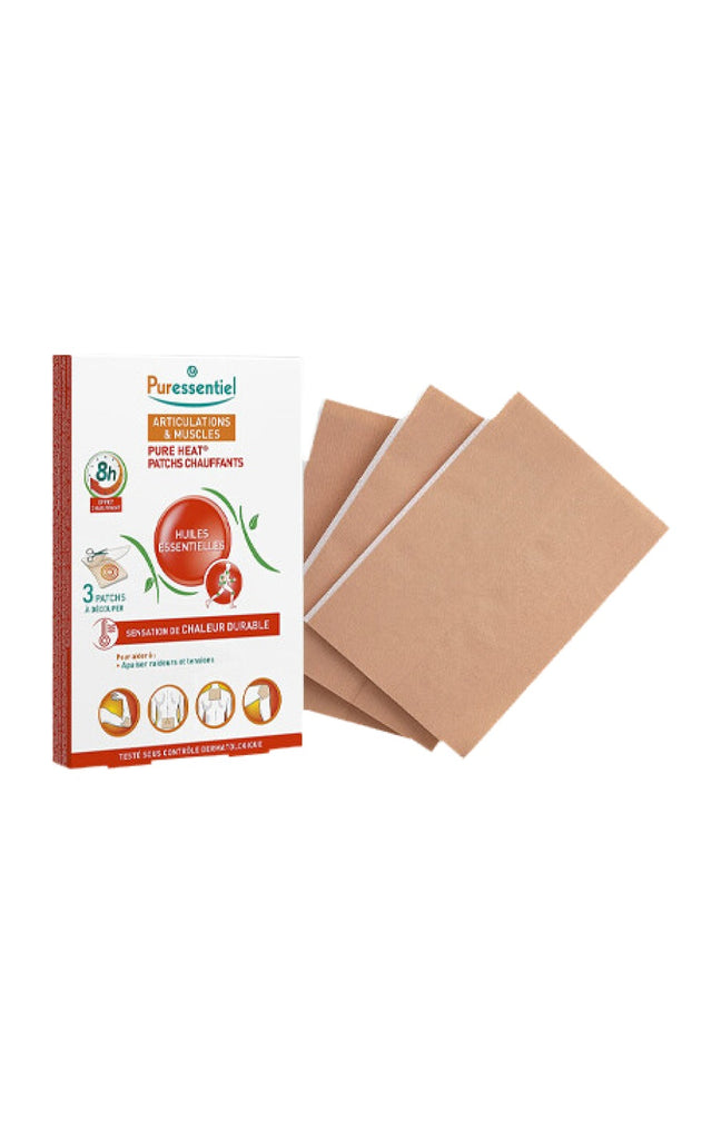 Patchs chauffants aux 14 huiles essentielles - Articulations & muscles - 2 x 3 unités