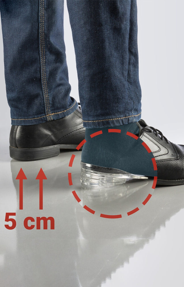 Talonnettes réglables en silicone - 5 cm