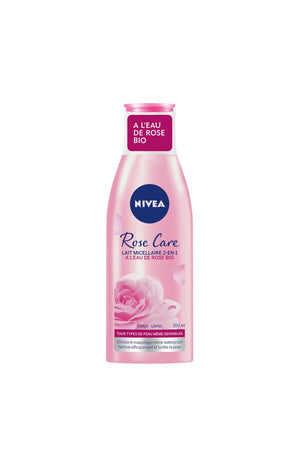 Lait micellaire démaquillant - Eau de rose bio - Rose Care