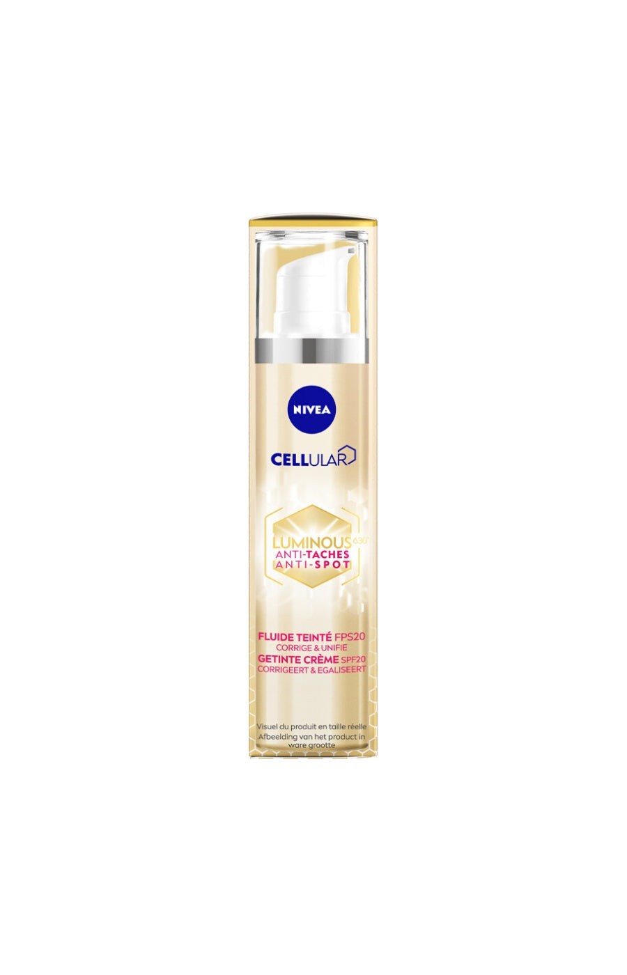 Crème fluide teintée - Cellular Luminous 630 - Visage