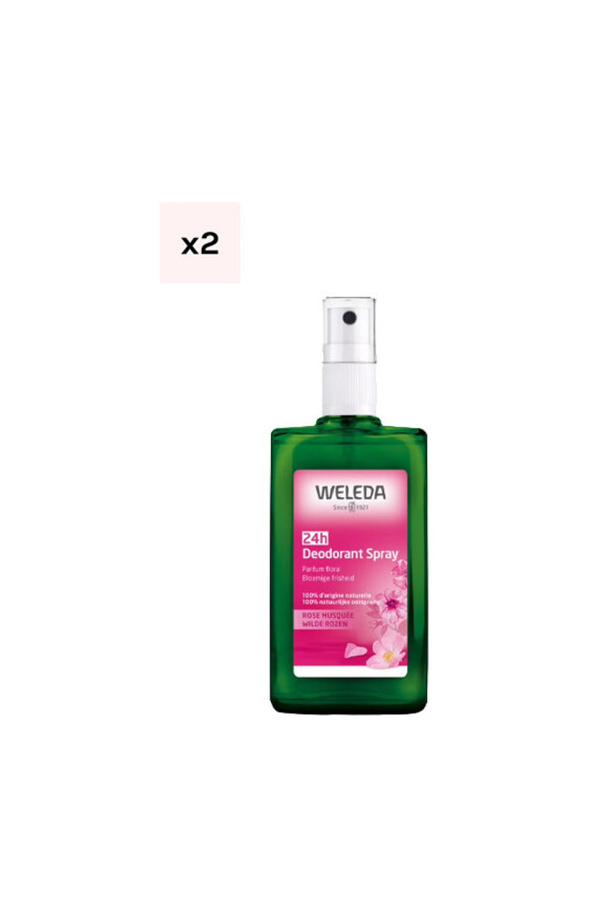 Déodorants sprays - Rose - 2 x 100 ml