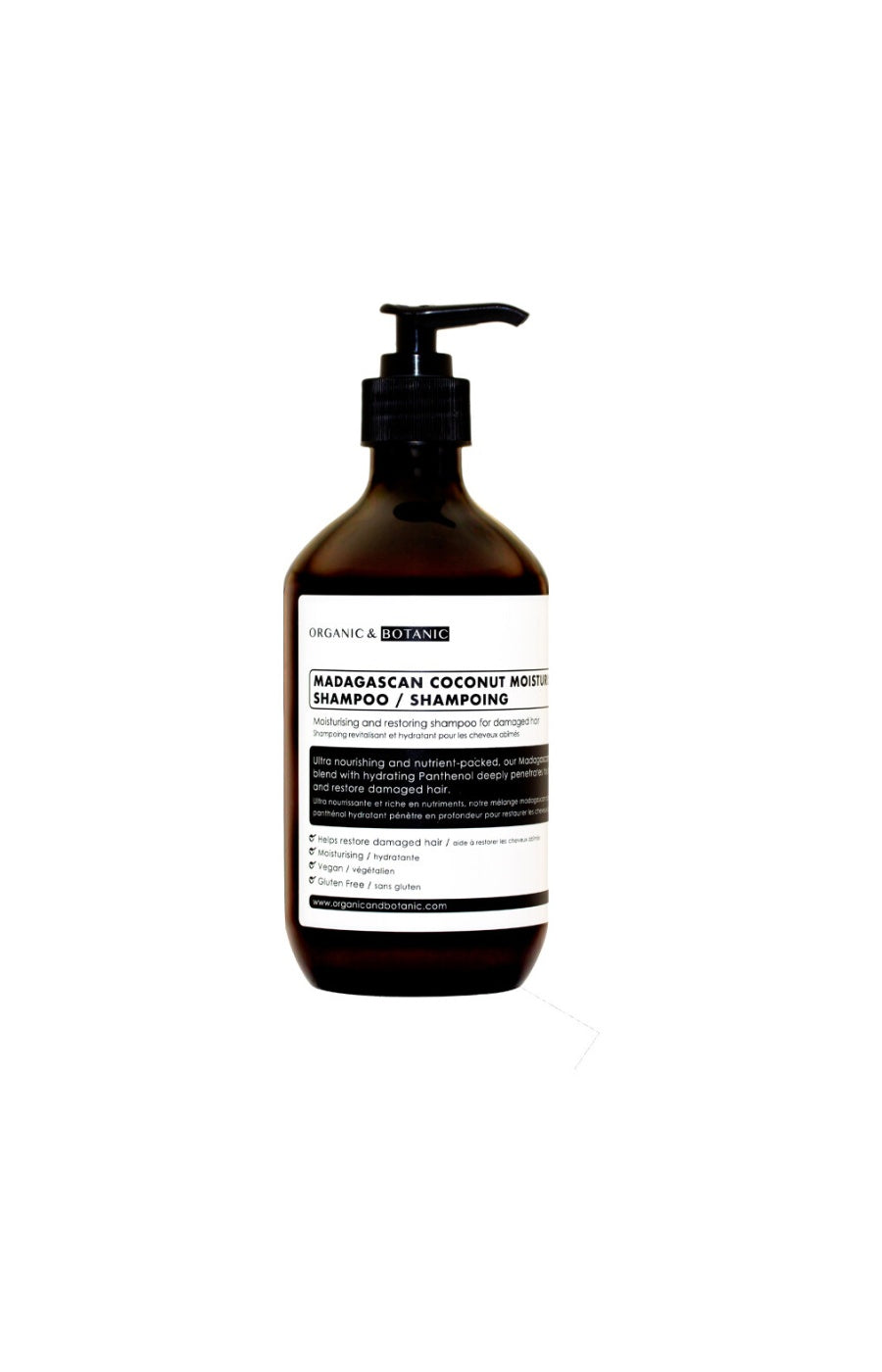 Shampoing hydratant - Noix de coco de Madagascar - Cheveux abîmés