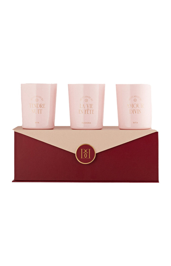 Coffret bougies parfumées - 3 x 90 g