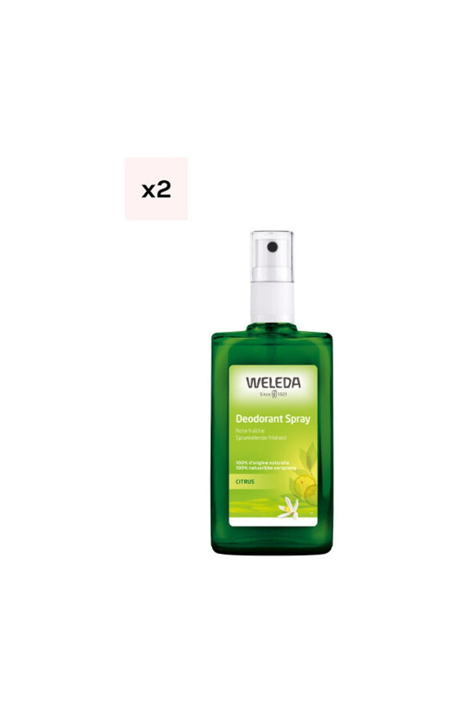 Déodorants sprays - Citrus - 2 x 100 ml