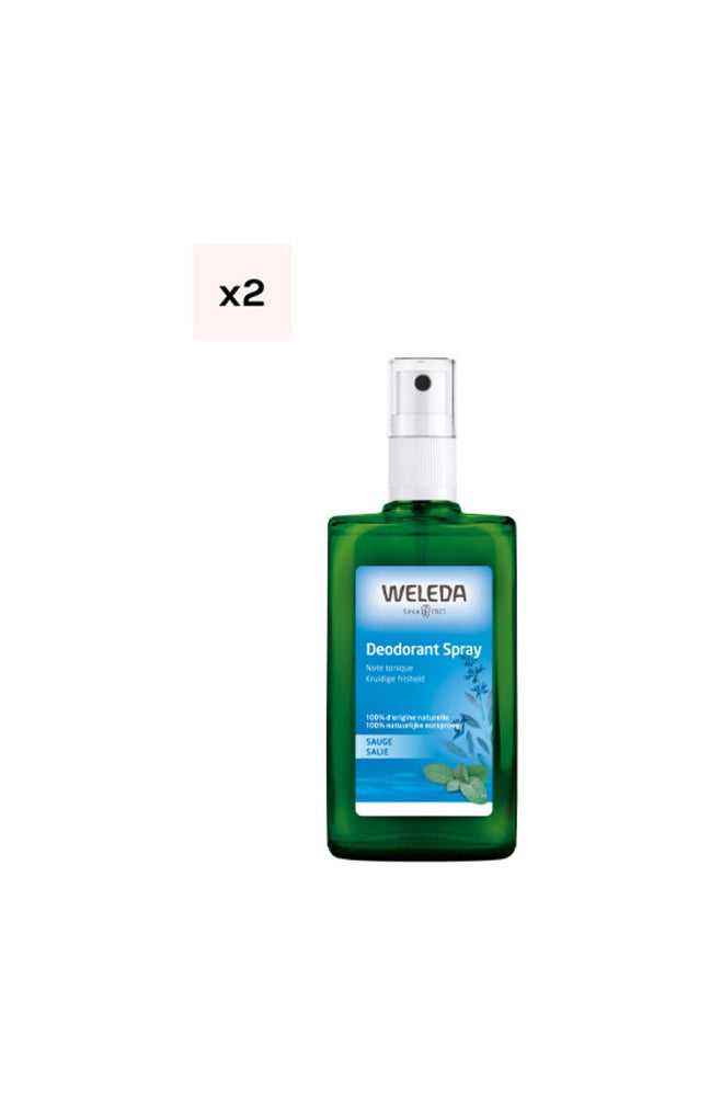 Déodorants sprays - Sauge - 2 x 100 ml