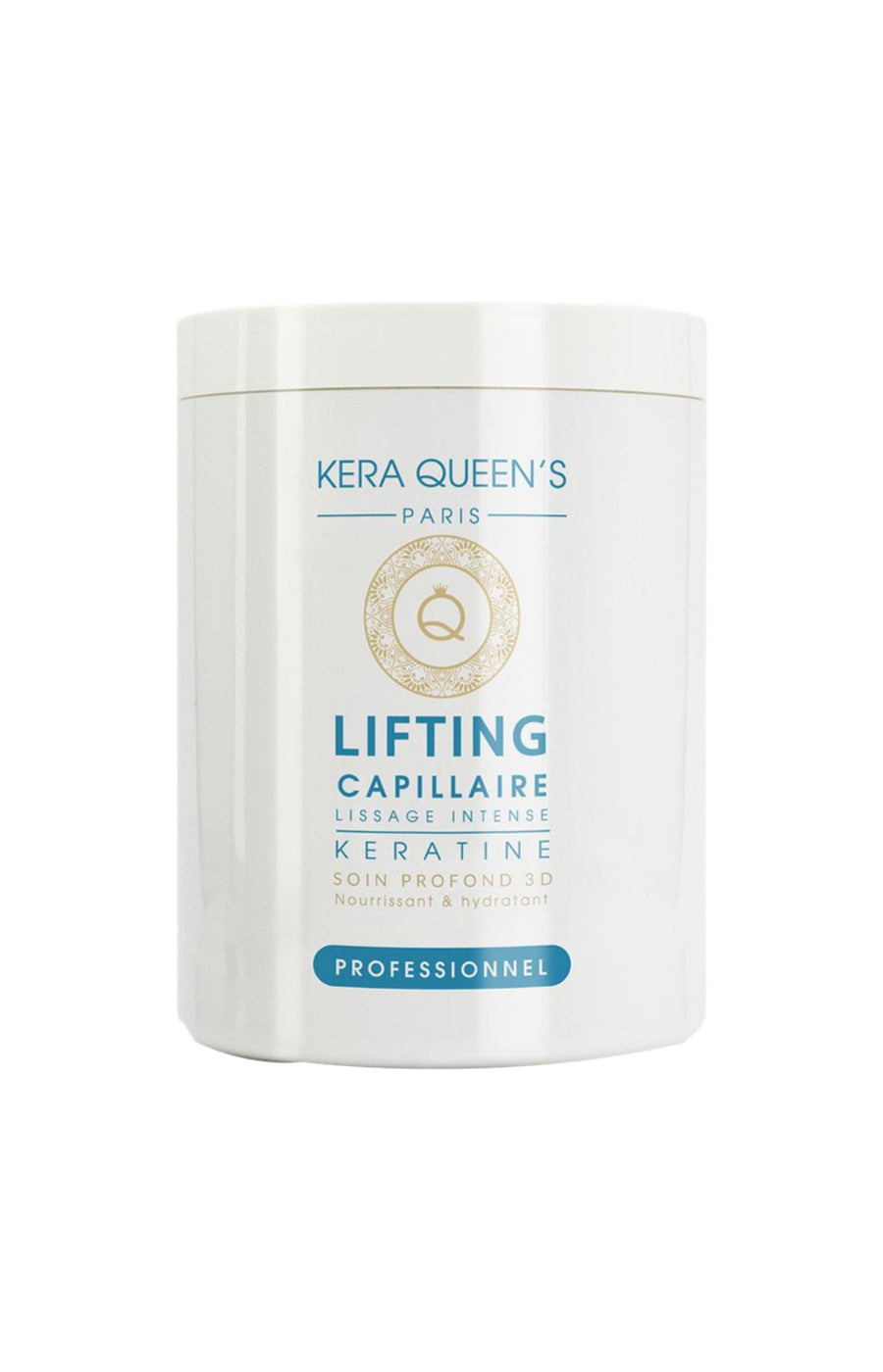 Masque lifting capillaire nourrissant & hydratant - Kératine - Cheveux ternes - 1 L