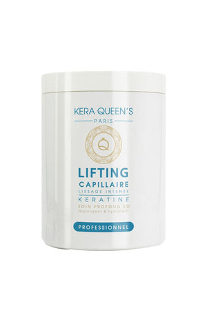 Masque lifting capillaire nourrissant & hydratant - Kératine - Cheveux ternes - 1 L