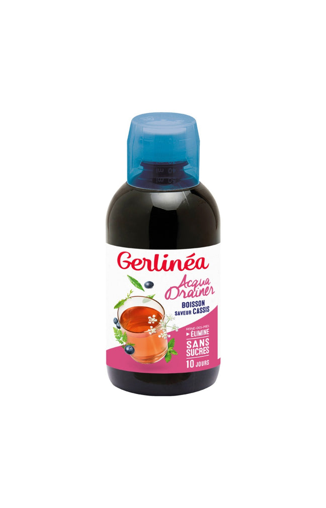 Boisson drainante - Acqua drainer - Cassis - 10 jours - 500 ml