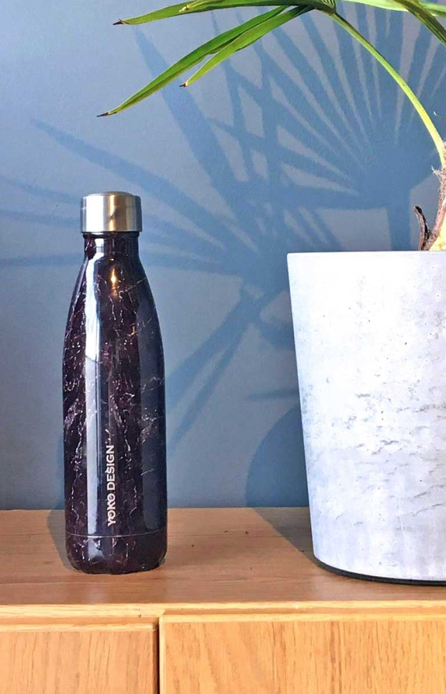 Bouteille isotherme - Marbre noir - 500 ml