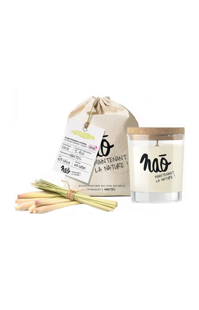 Bougie parfumée - Citronnelle - 40h