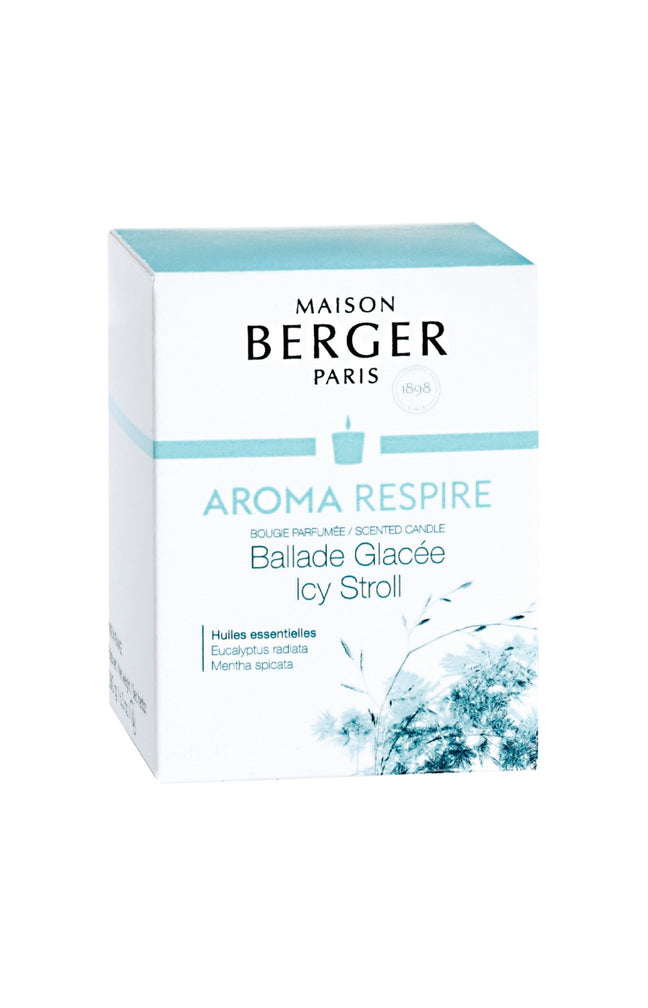 Bougie parfumée - Eucalyptus, pin, thym - Aroma Respire - 35h