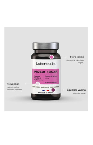 Compléments alimentaires - Probio Femina - Confort intime - 15 à 30 jours