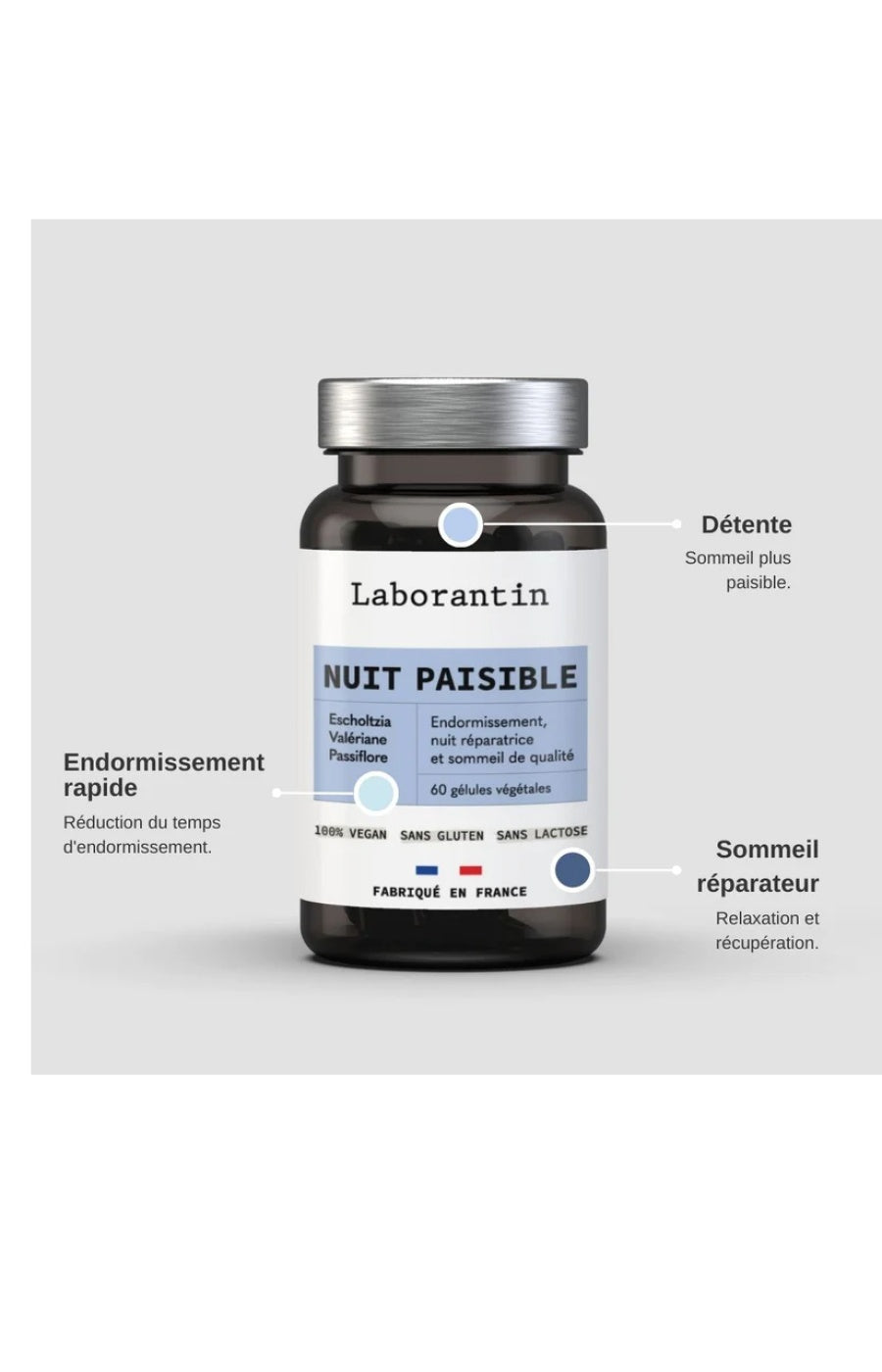 Compléments alimentaires - Nuit paisible - 1 mois