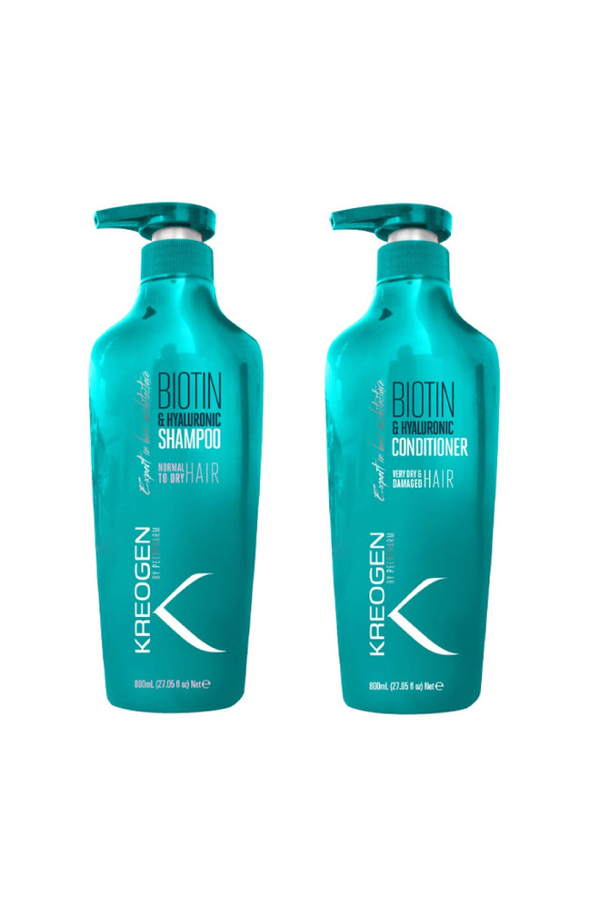 Shampoing & après-shampoing revitalisants - Biotine - Cheveux secs et abîmés