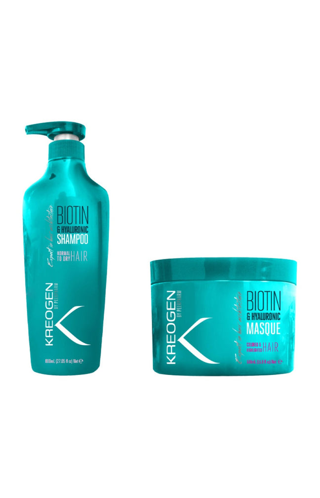 Shampoing & masque revitalisants - Biotine - Cheveux colorés
