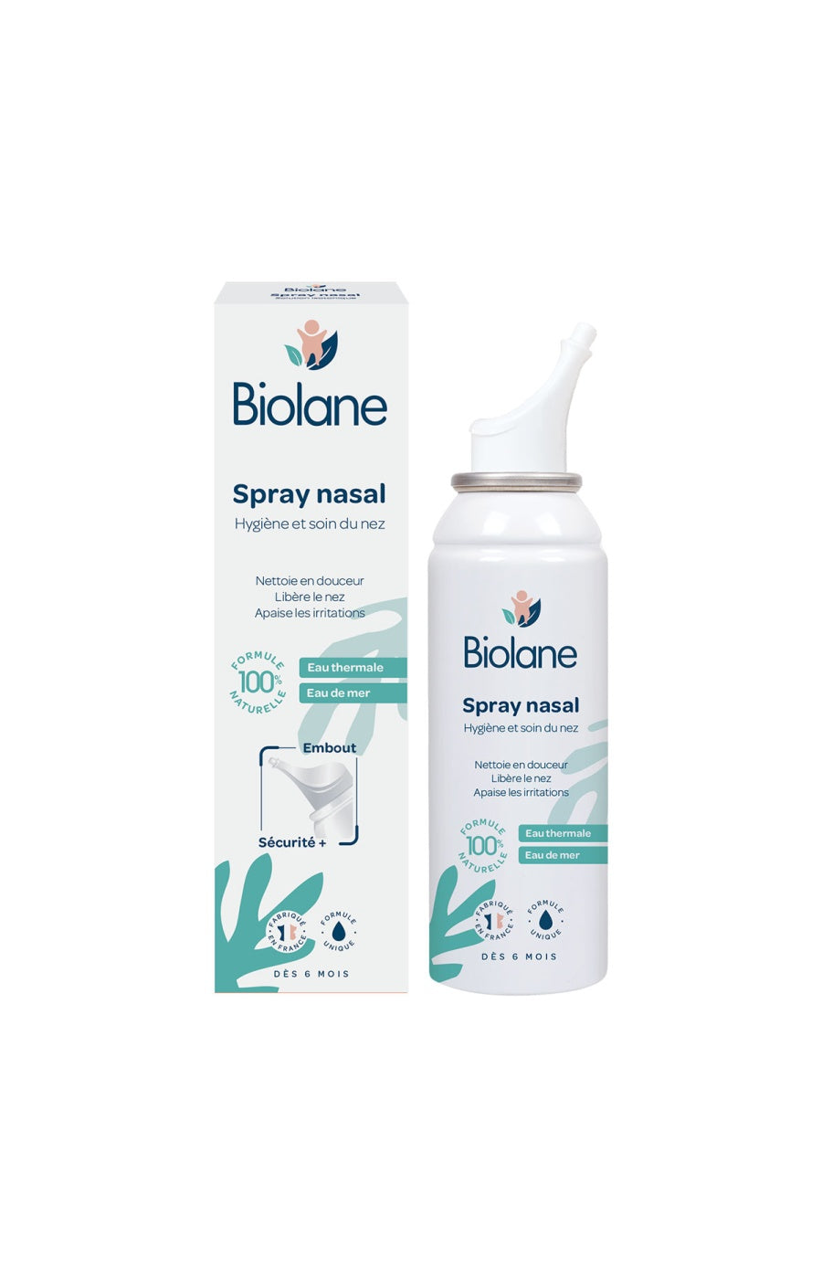 Sprays nasaux à l'eau de mer - Bébé - 2 x 100 ml