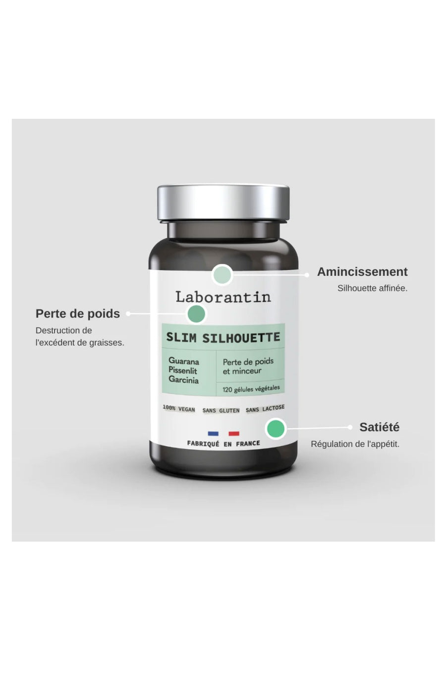 Compléments alimentaires - Minceur - Slim silhouette - 1 mois