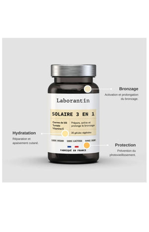 Compléments alimentaires - Solaire 3-en-1 - 2 mois