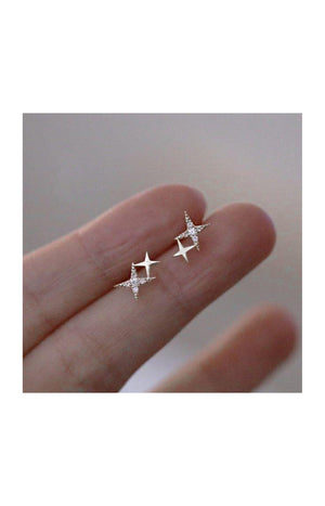 Boucles d'oreilles étoiles - Argent 925/000 & zircons