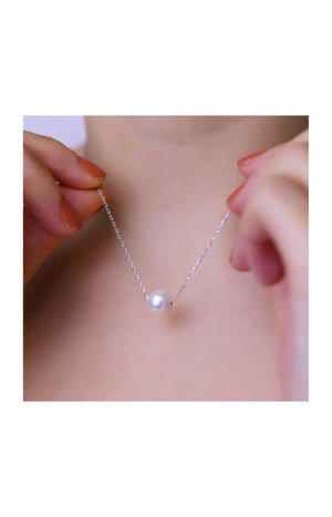 Collier - Argent 925/000 & perle de culture