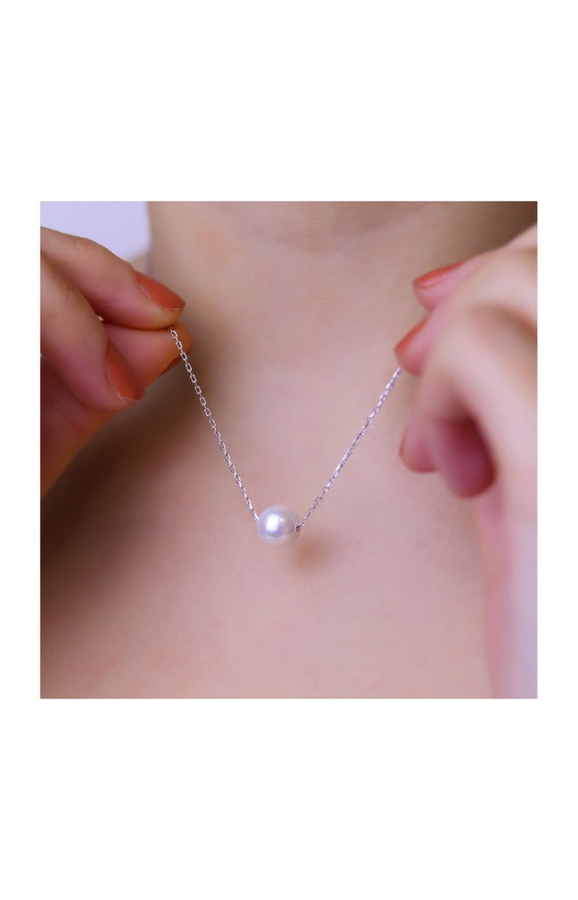 Collier - Argent 925/000 & perle de culture
