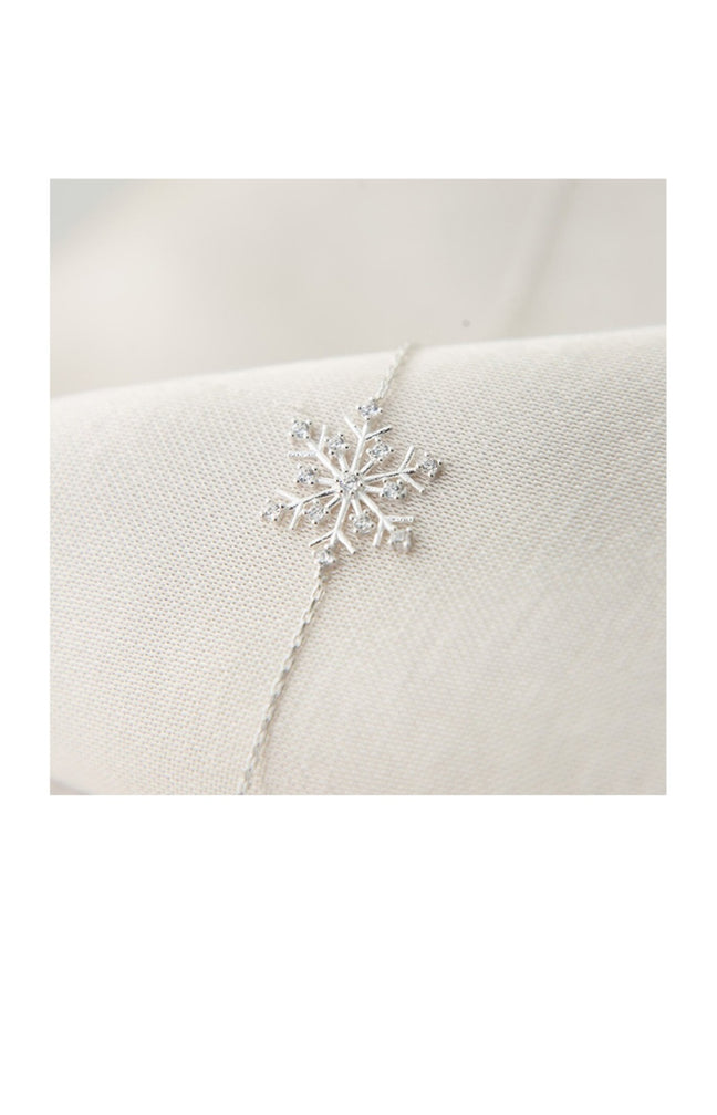 Bracelet flocon de neige - Argent 925/000 & zircons