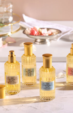 Huile nourrissante - Rose & citron vert - Corps & cheveux - 100 ml