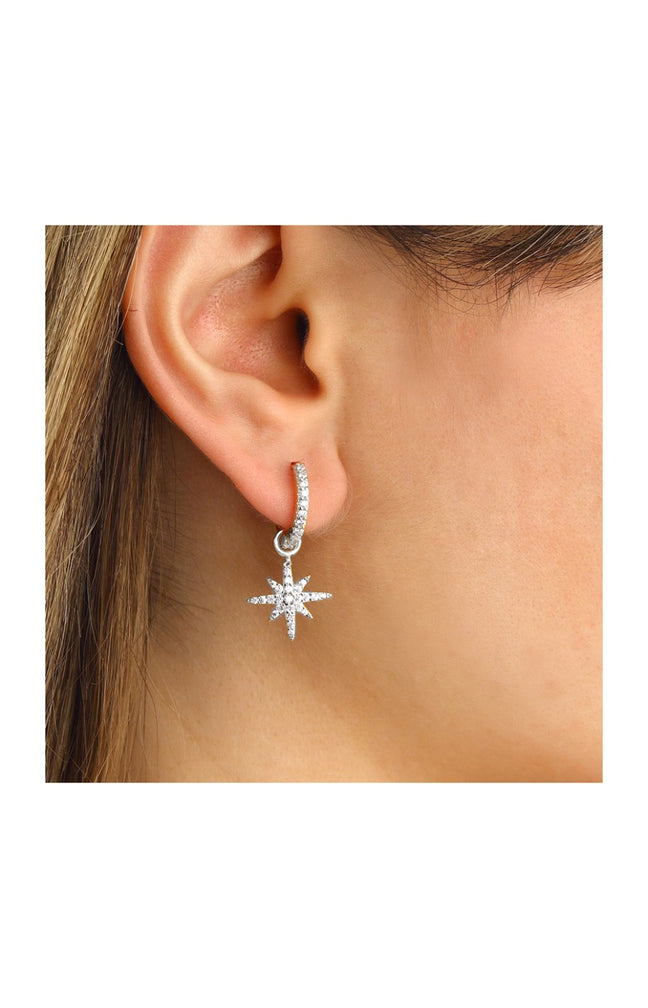 Boucles d'oreilles étoiles - Argent 925/000 & zircons