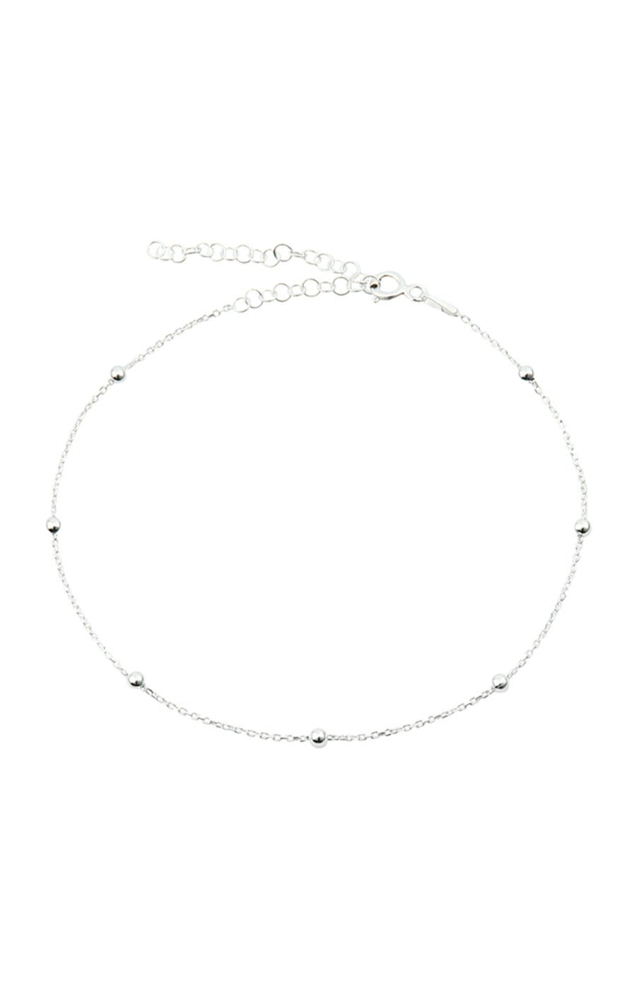 Bracelet de cheville - Argent 925/000 & zircons