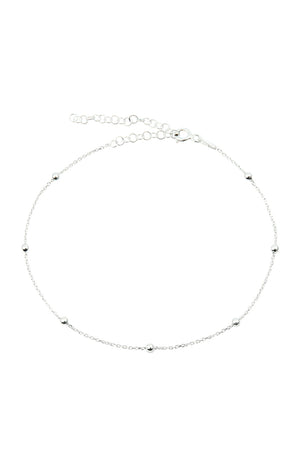 Bracelet de cheville - Argent 925/000 & zircons
