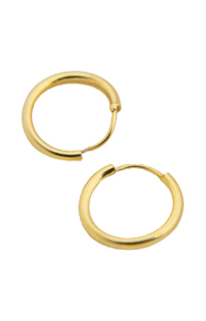 Créoles - Argent 925/000 plaqué or